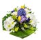 Spring Flowers Bouquet. Hyacinth, Roses, Tulips