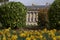 Spring flowers in the historic city of Bath, Somerset, United Kingdom