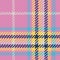 Spring fresh seamless plaid vector pattern. Gingham bright color checker background. Woven tweed all over print.