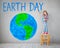 Spring holiday Earth day concept