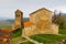 Spring landscape with ancient structures of Nekresi monastery