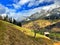 Spring landscape between Bad Hofgastein and Bad Gastein, Austria