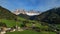 Spring landscape in Italian Dolomites Alps