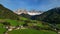 Spring landscape in Italian Dolomites Alps