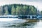 Spring landscape on the river Kymijoki, Kouvola, Finland