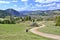 Spring landscapes of Little Pieniny mountains, Poland