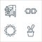 spring line icons. linear set. quality vector line set such as cactus, sunny, sunglasses