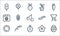 spring line icons. linear set. quality vector line set such as easter egg, ladybug, sun, sakura, tree branch, calendar, earthworm