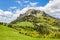 Spring mountain landscape with stony Big Rozsutec peak