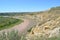 Spring in the North Dakota Badlands: Overlooking Jules Creek on the Little Missouri River in Theodore Roosevelt National Park