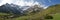 Spring panoramic view of the cirque of Gavarnie