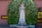 Spring park in Istanbul. Fountain in Istanbul Park