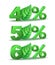 Spring Percent discount icon