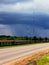 Spring Rain Illinois Country Roads
