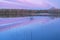 Spring, Reflections Hall Lake at Dawn