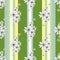 Spring retro seamless pattern with chamomiles