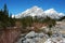 Spring rockies along highway