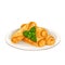 Spring roll chinese cuisine icon