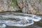 Spring runoff of Poudre River in Colorado