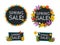 Spring Sale Chalkboard Banners