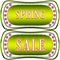 Spring sale label