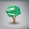 Spring sale low polygonal 3d tree object