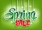 Spring Sale Word Hanging with Strings