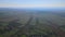 Spring scenery with wild meadow field on mountain, nature landscape