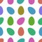 Spring seamless Easter coloured eggs pattern for wrapping paper and notebooks and kids and hobbies and clothes print