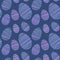 Spring seamless Easter coloured eggs pattern for wrapping paper and notebooks and kids and hobbies and clothes print