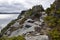 Spring seascape along the Father Troy`s Trail in Newfoundland Canada, near Flatrock