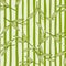 Spring season foliage seamless pattern with random contoured foliage leaf print. Striped background