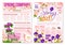 Spring season sale floral poster template design