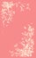Spring season vertical background with sakura branches