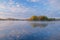 Spring Shoreline Whitford Lake in Fog