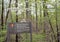 In spring, a small road travels through blooming Dogwoods and green leaves.