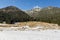 In the spring, snows begin to subside in the clearing in the Chocholowska Valley.