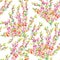 Spring or summer seamless floral background