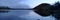 Spring sunrise over Ullswater and Duke of Portland\\\'s boat house near Pooley Bridge