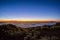 Spring sunrise, sea and Teide view in La Palma Island, Canary Islands, Spain