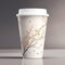 Spring-themed Minimalistic Paper Cup Design