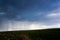 Spring thunderclouds with rain