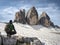 On spring tour around fmous Tre Cime. Great view