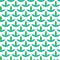 Spring trefoil leaves seamless vector pattern. Stylized retro all over print. Seasonal fresh nature fashion fabric. Trendy