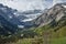 Spring view of the cirque of Gavarnie
