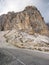 Spring view from road in National Park Tre Cime di Lavaredo,