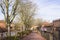 Spring view at Two Mile Ash area in Milton Keynes, England