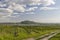 Spring vineyards under Palava near Sonberk, South Moravia, Czech Republic