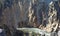 Spring in Yellowstone: Looking Down From Lookout Point on the North Rim As Morning Sun Fills the Grand Canyon of the Yellowstone