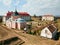 Spring Zolochiv castle view (Ukraine)